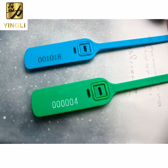Pure PP Pull Tight Container Cable Ties Security Seal Plastic Seal with Numbered Logo