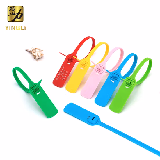 Pure PP Pull Tight Container Cable Ties Security Seal Plastic Seal with Numbered Logo