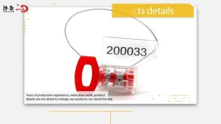 Scellés de compteur électrique à fil de haute sécurité